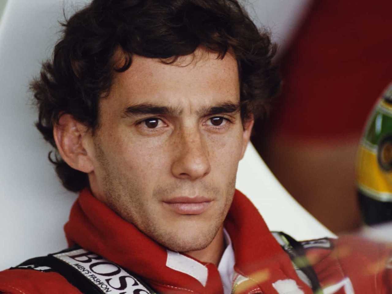 Ayrton Senna McLaren  rosto